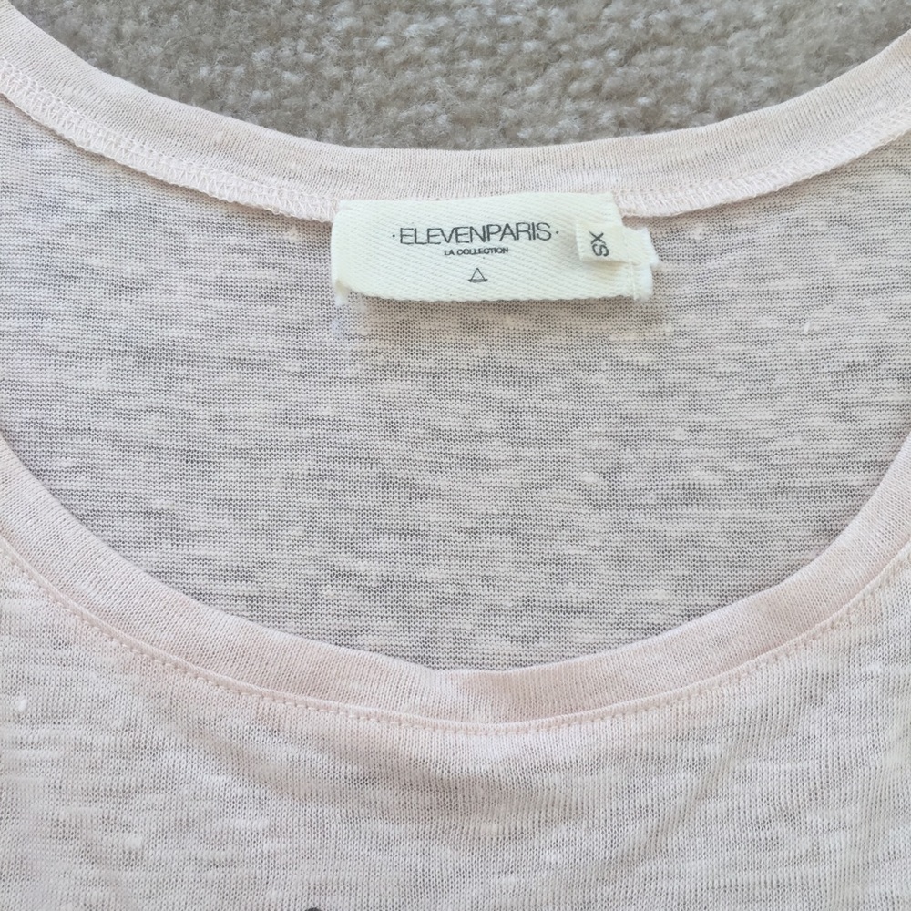 New Eleven Paris linen skull tank top xs - Picture 3 of 6